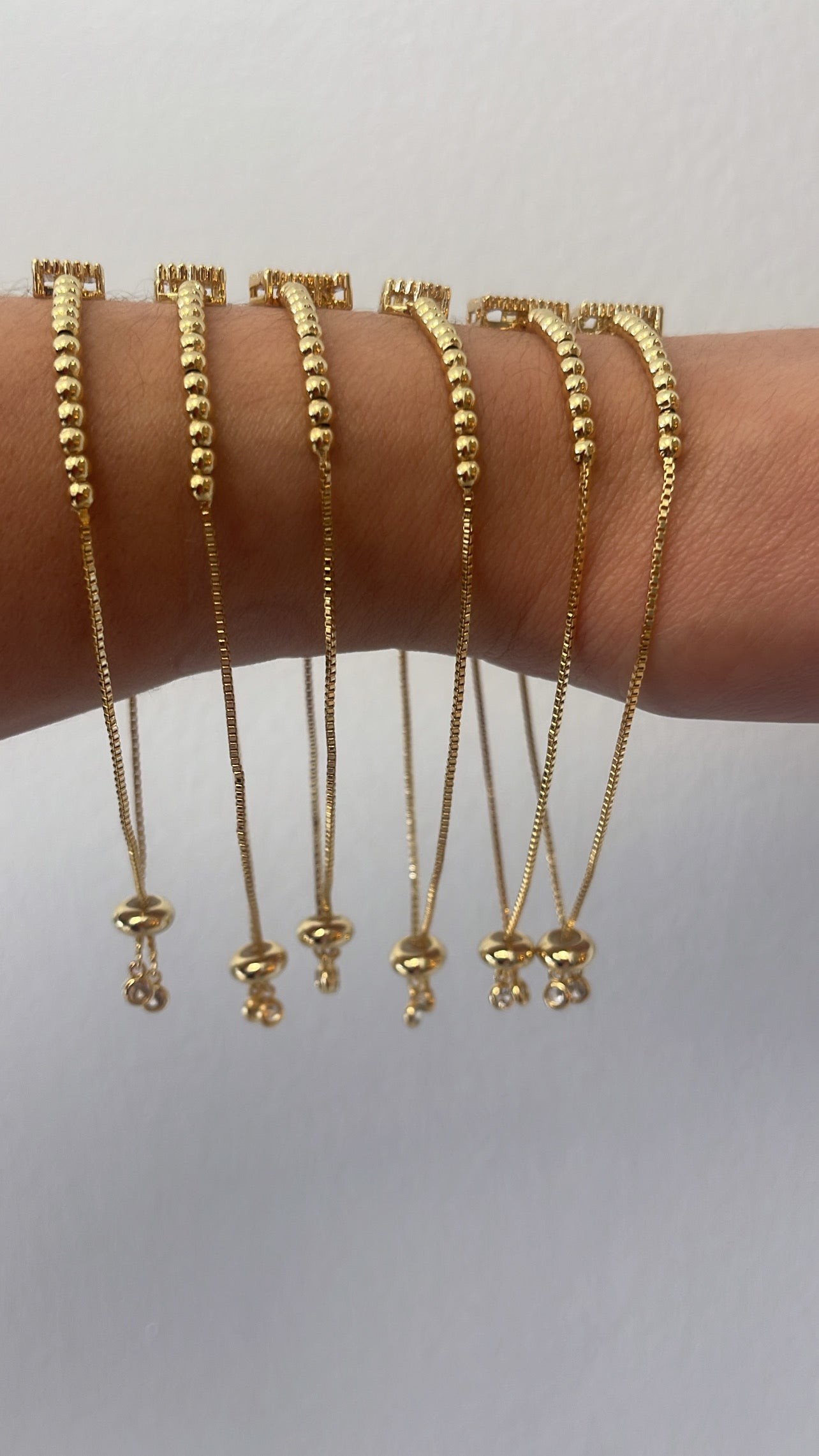 Initial adjustable bracelets ✨