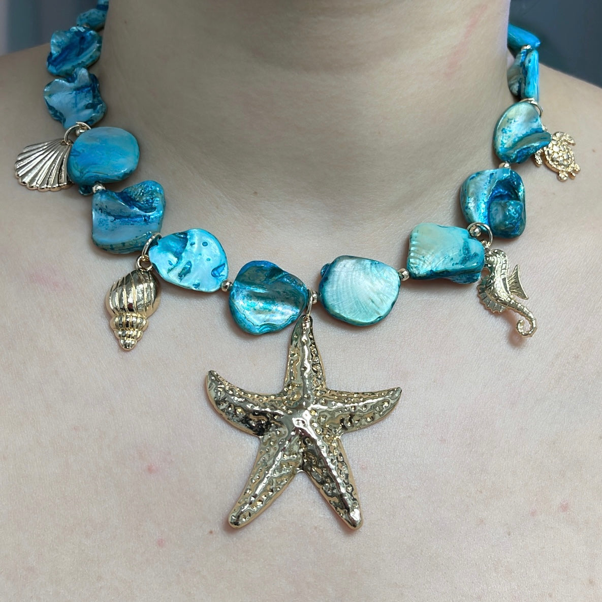 Aqua necklace 🌊