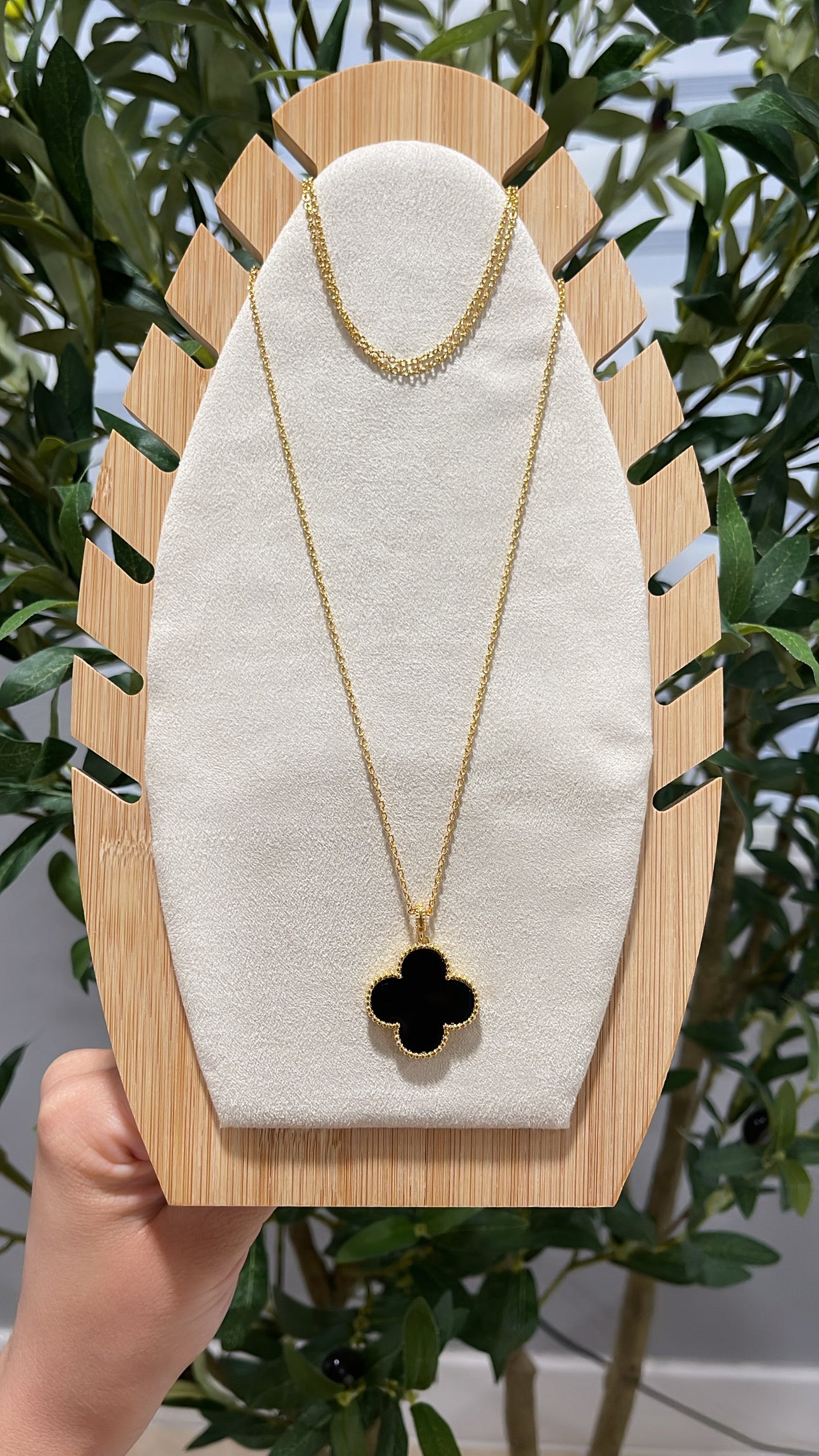 Big clover necklace π«Άπ»β¨