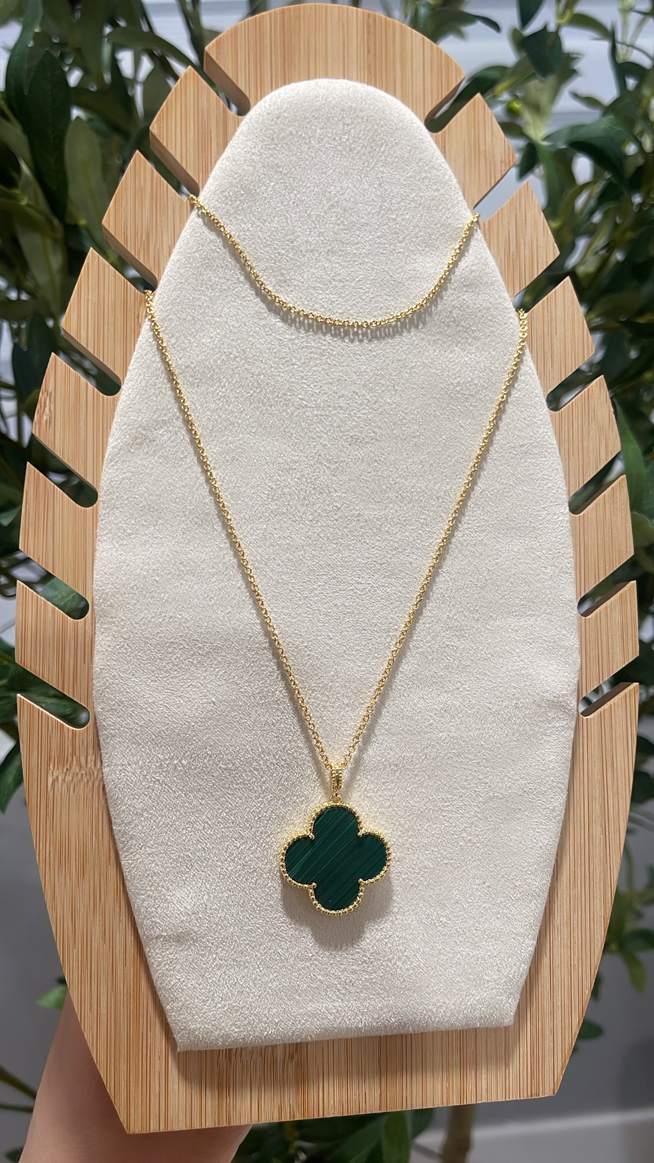 Big clover necklace π«Άπ»β¨