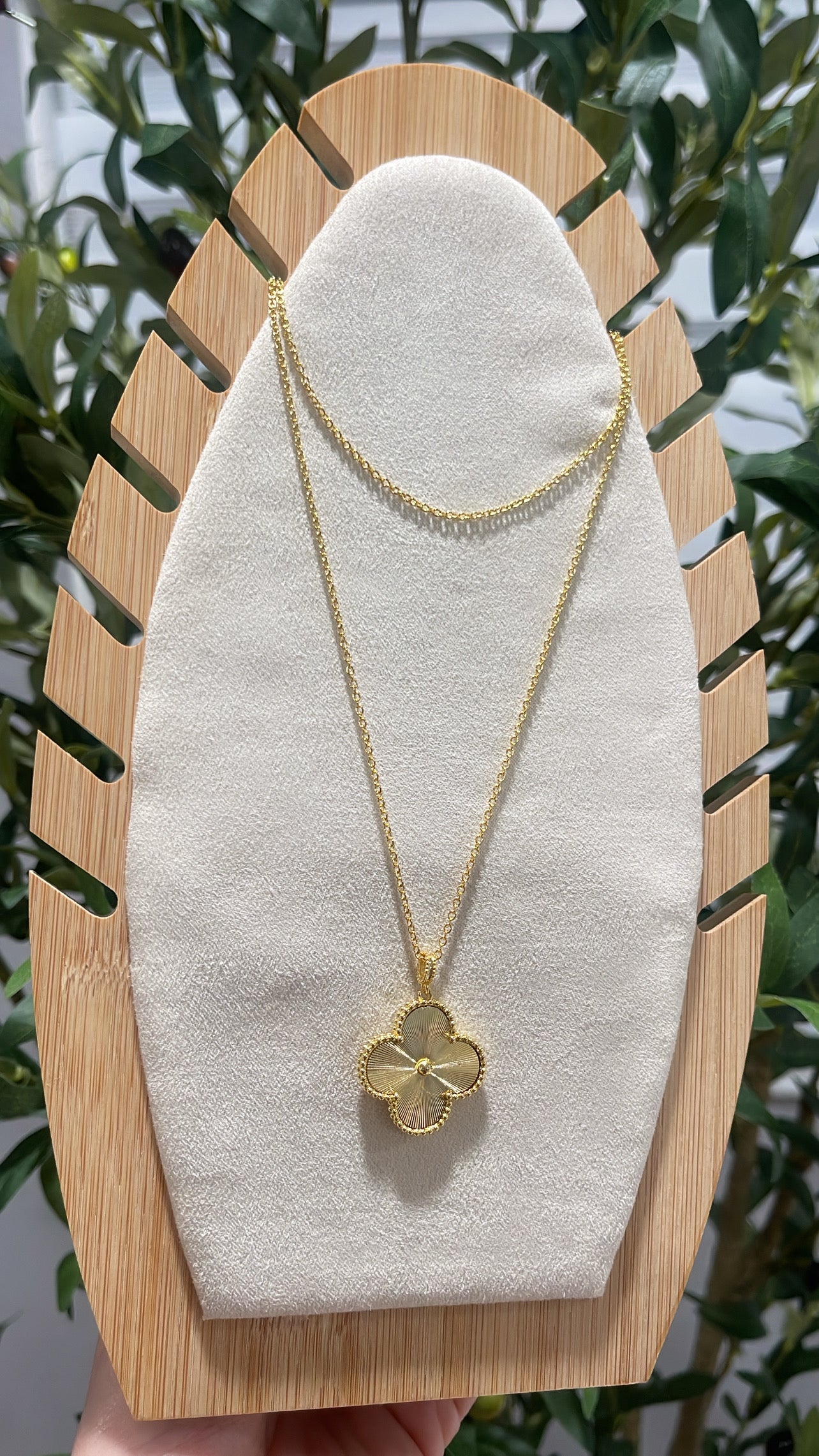 Big clover necklace π«Άπ»β¨