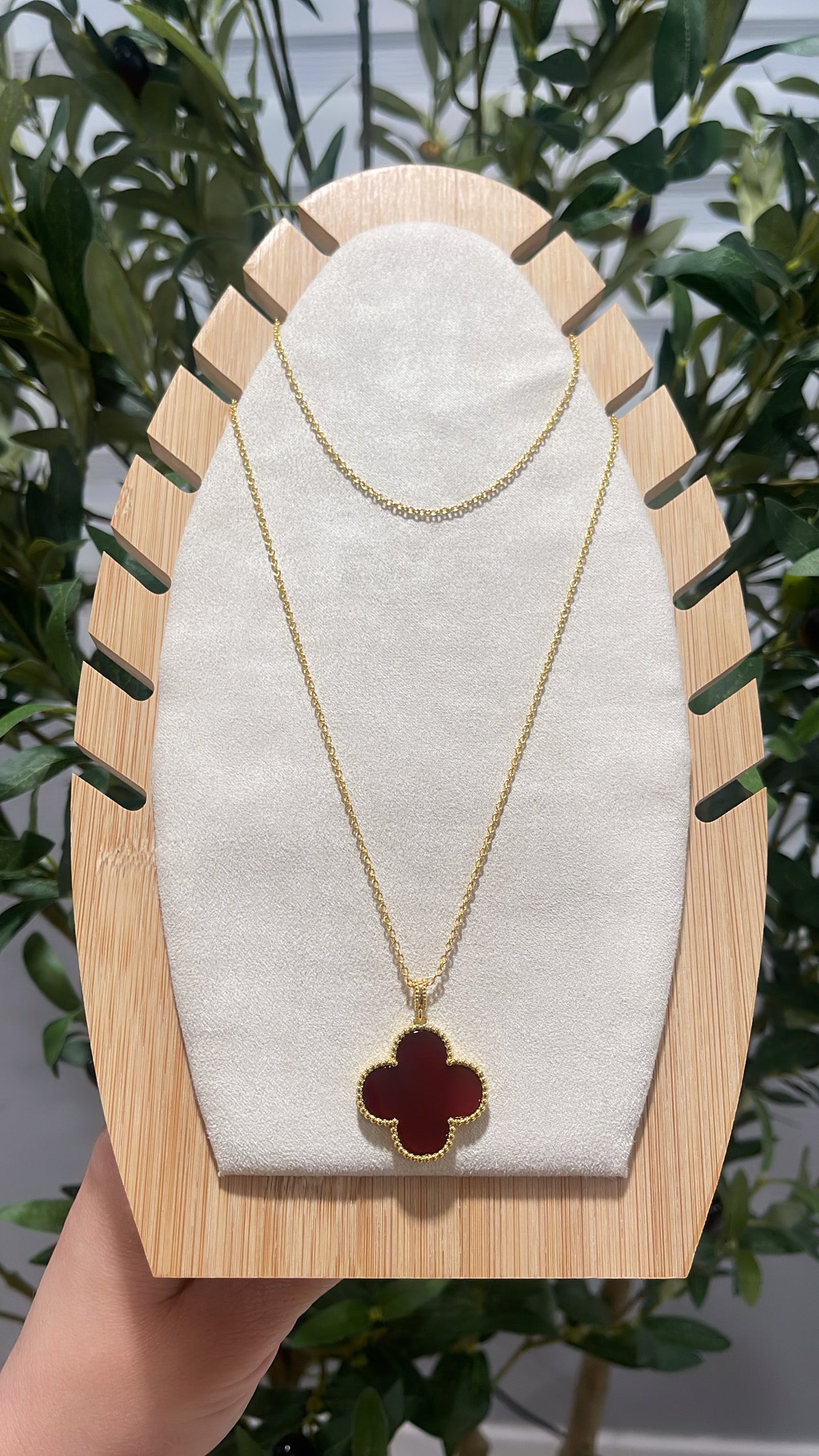 Big clover necklace π«Άπ»β¨
