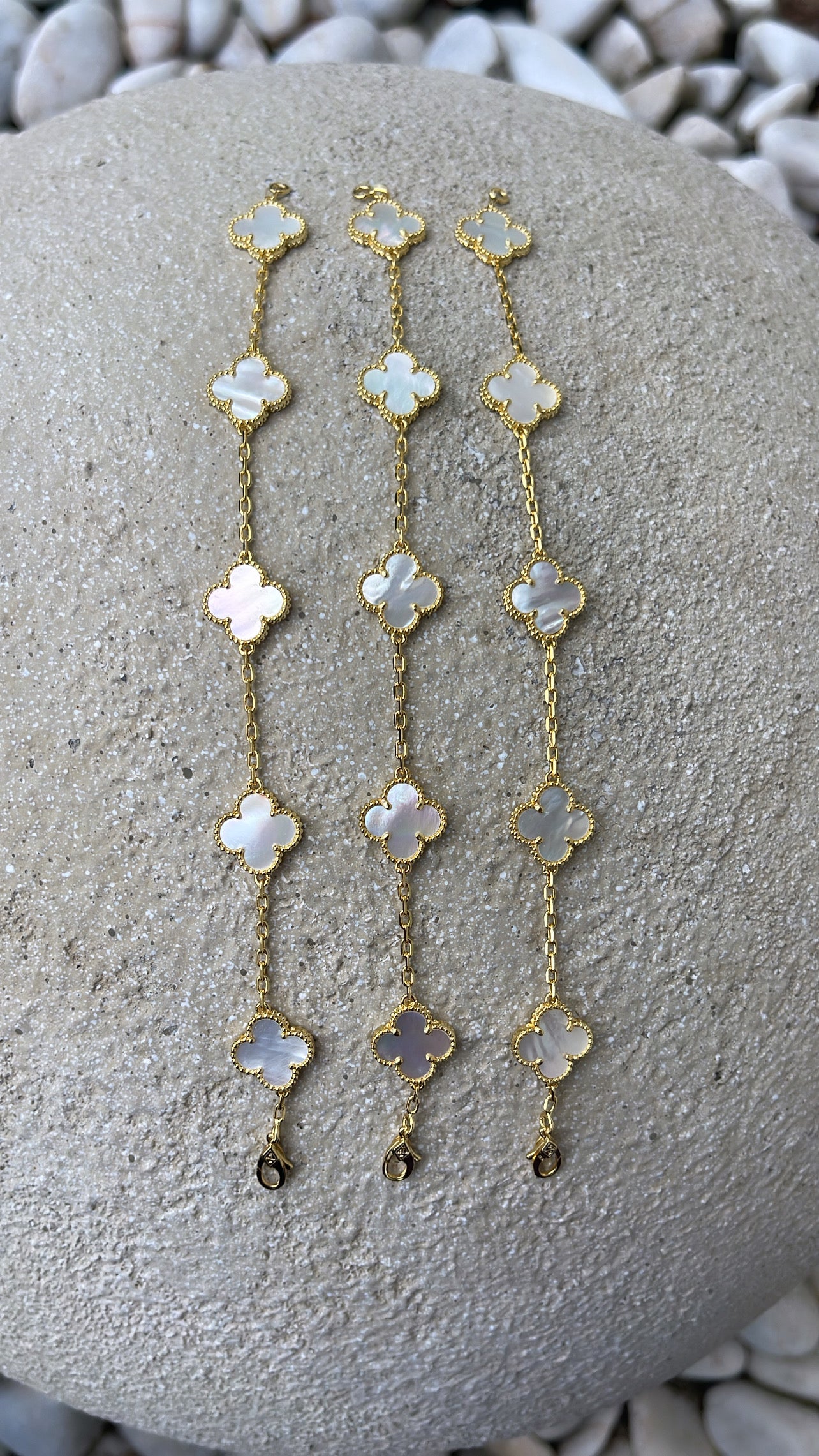 White clover bracelets