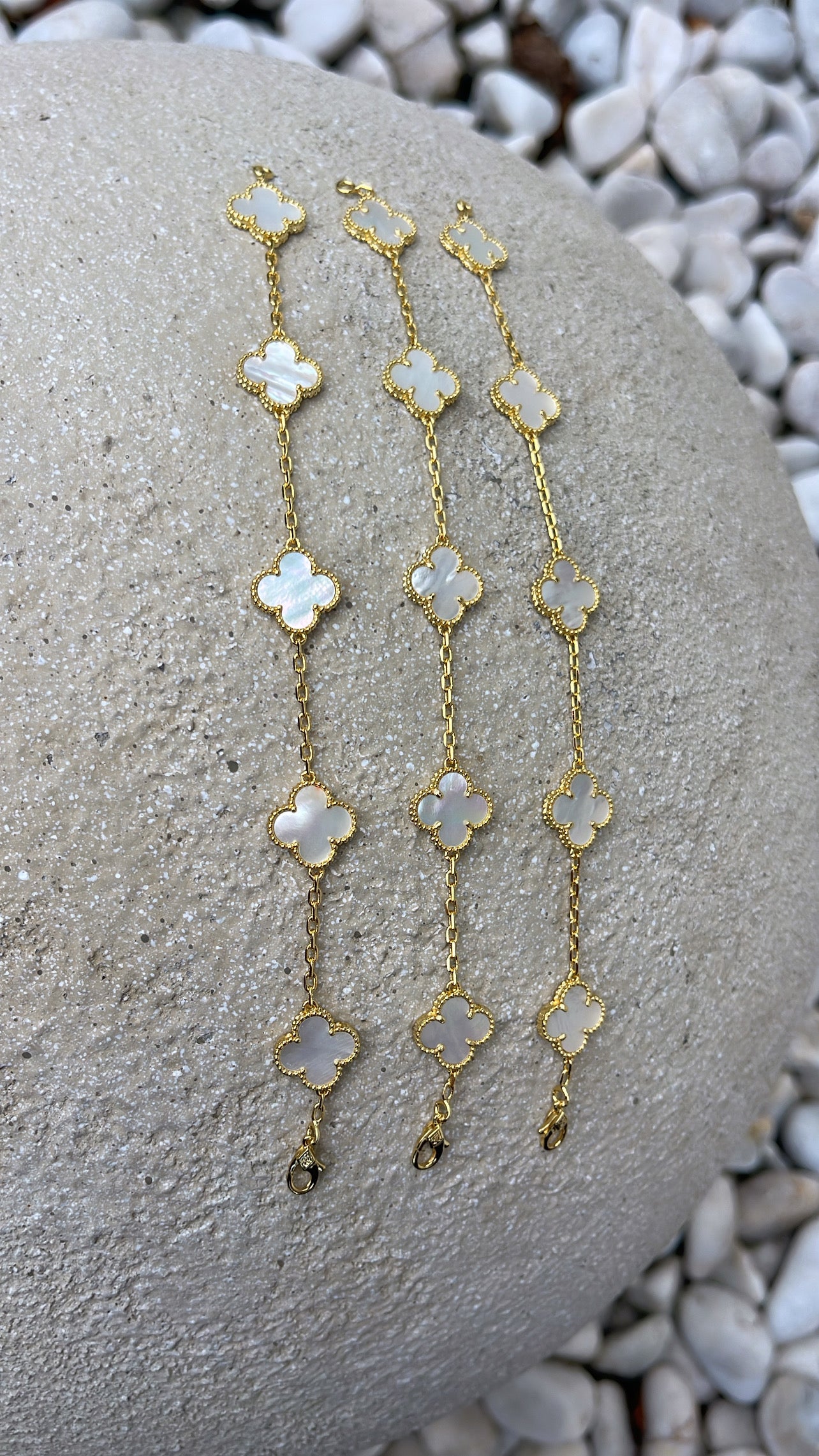 White clover bracelets