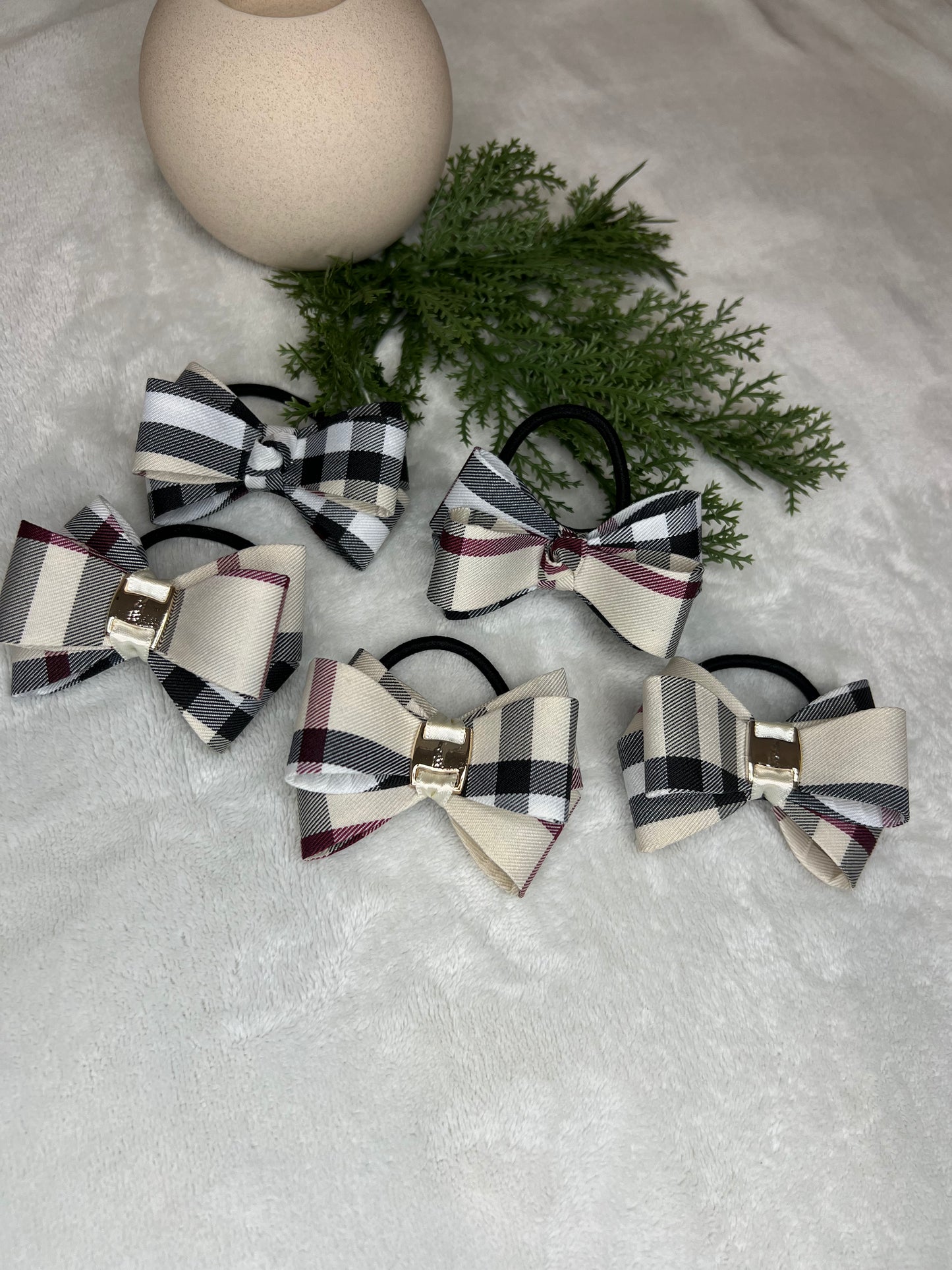 Plaid Scrunchies