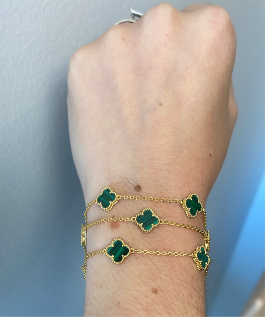 Small clover bracelets 💚