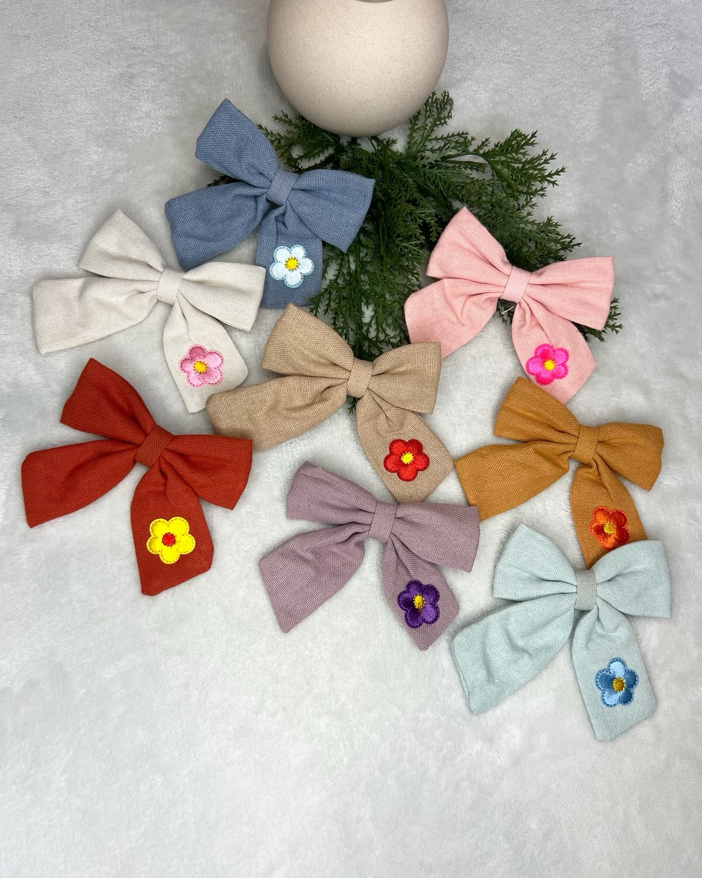Flower Delicate Bows