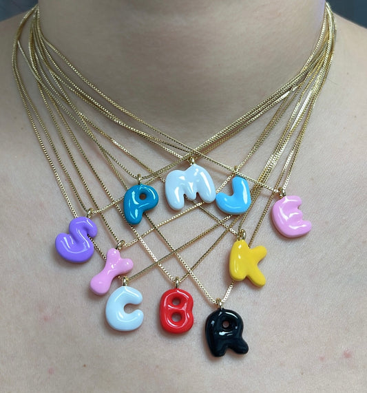 Colorful chunky letters ✨