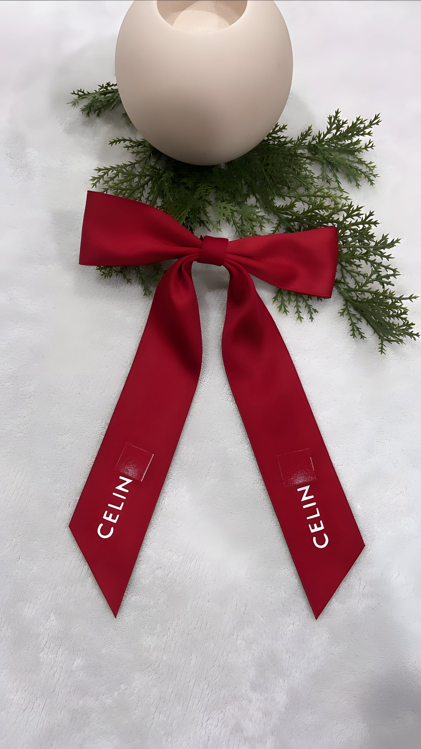 Celin Red Bow