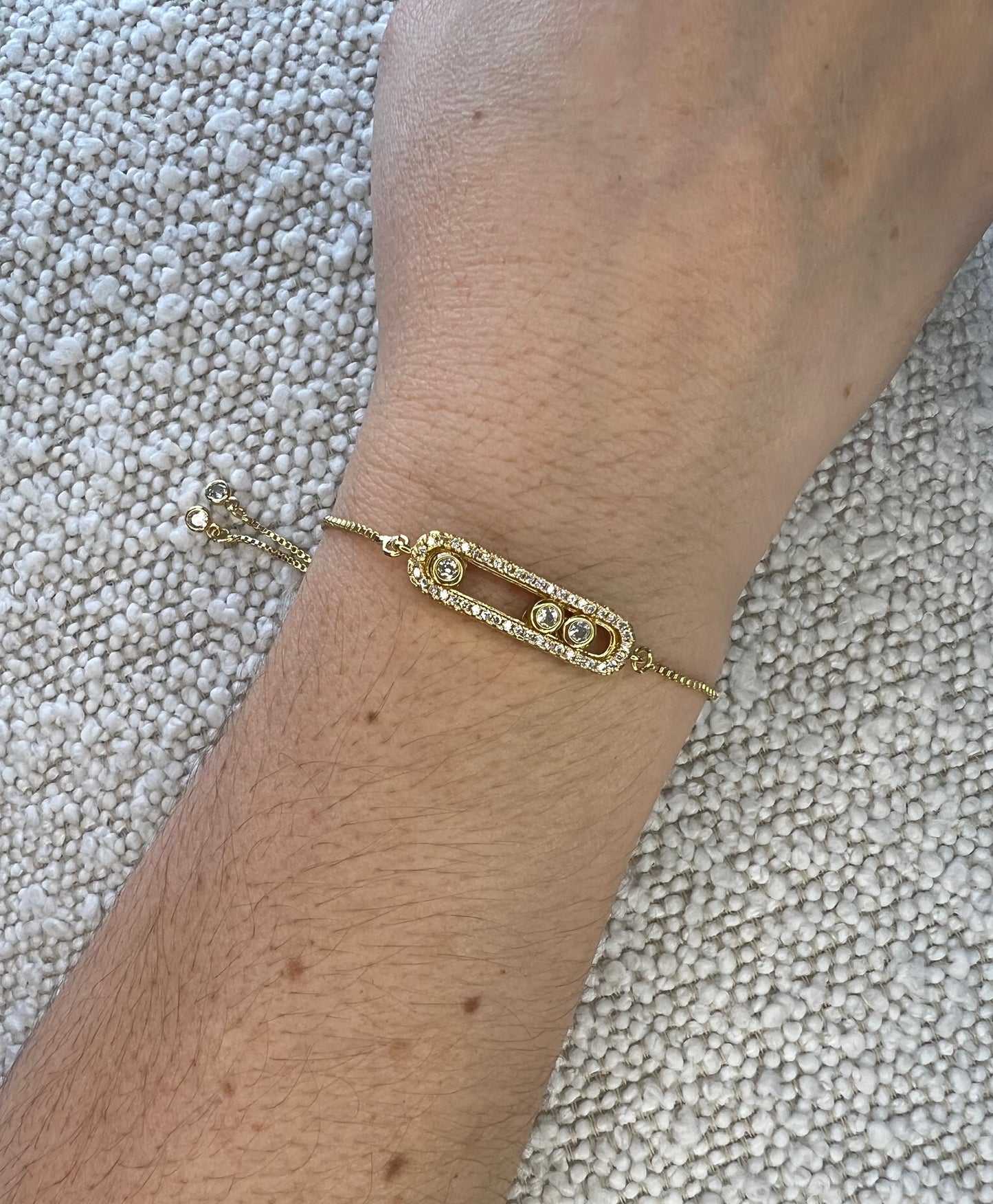 Rhinestone shiny bracelets