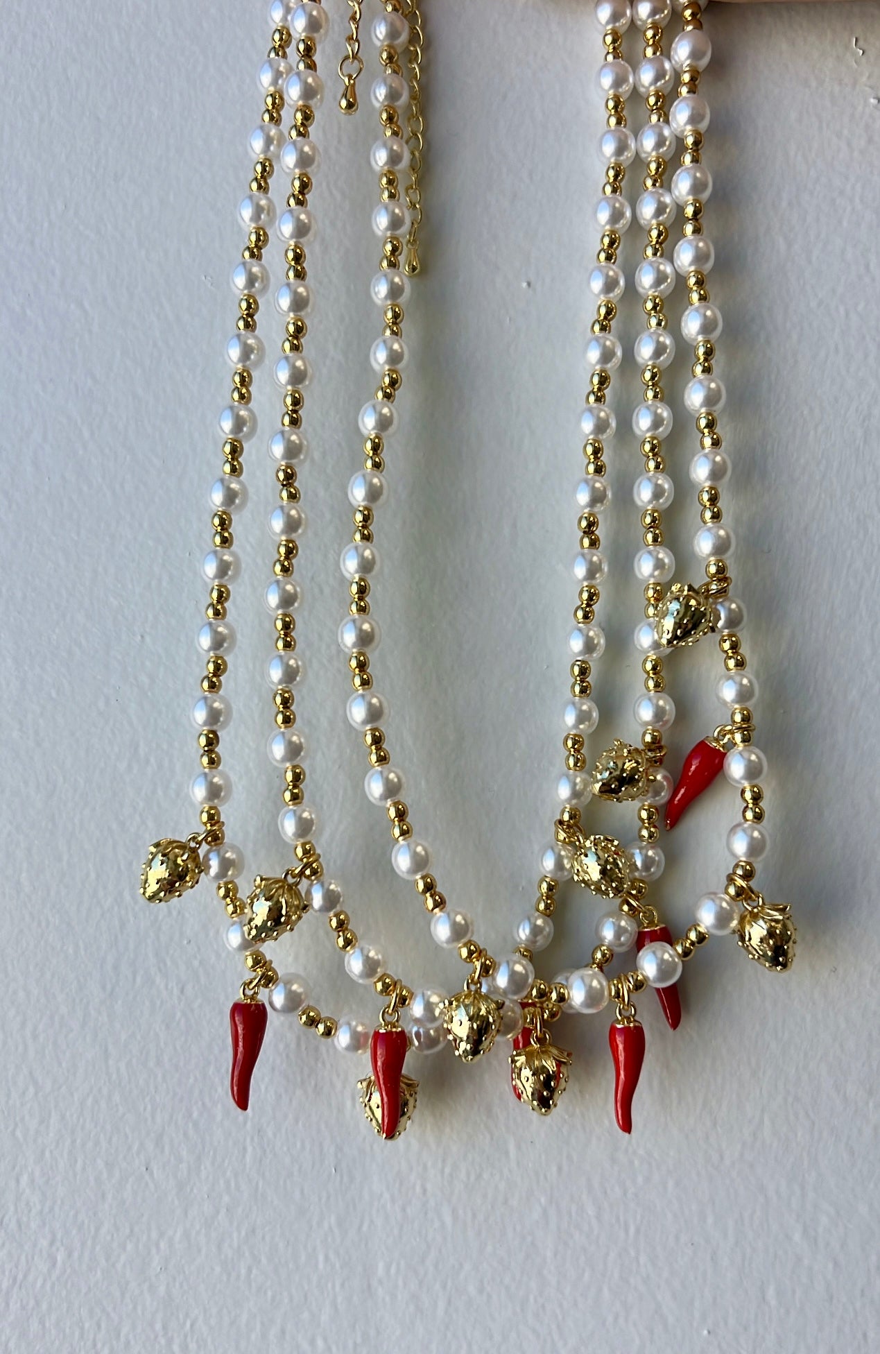 Spicy Strawberries Necklace 🍓