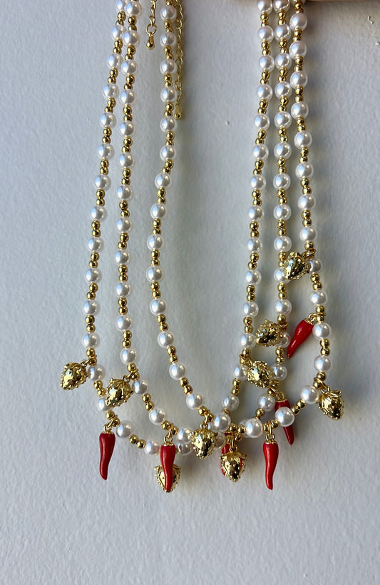 Spicy Strawberries Necklace 🍓