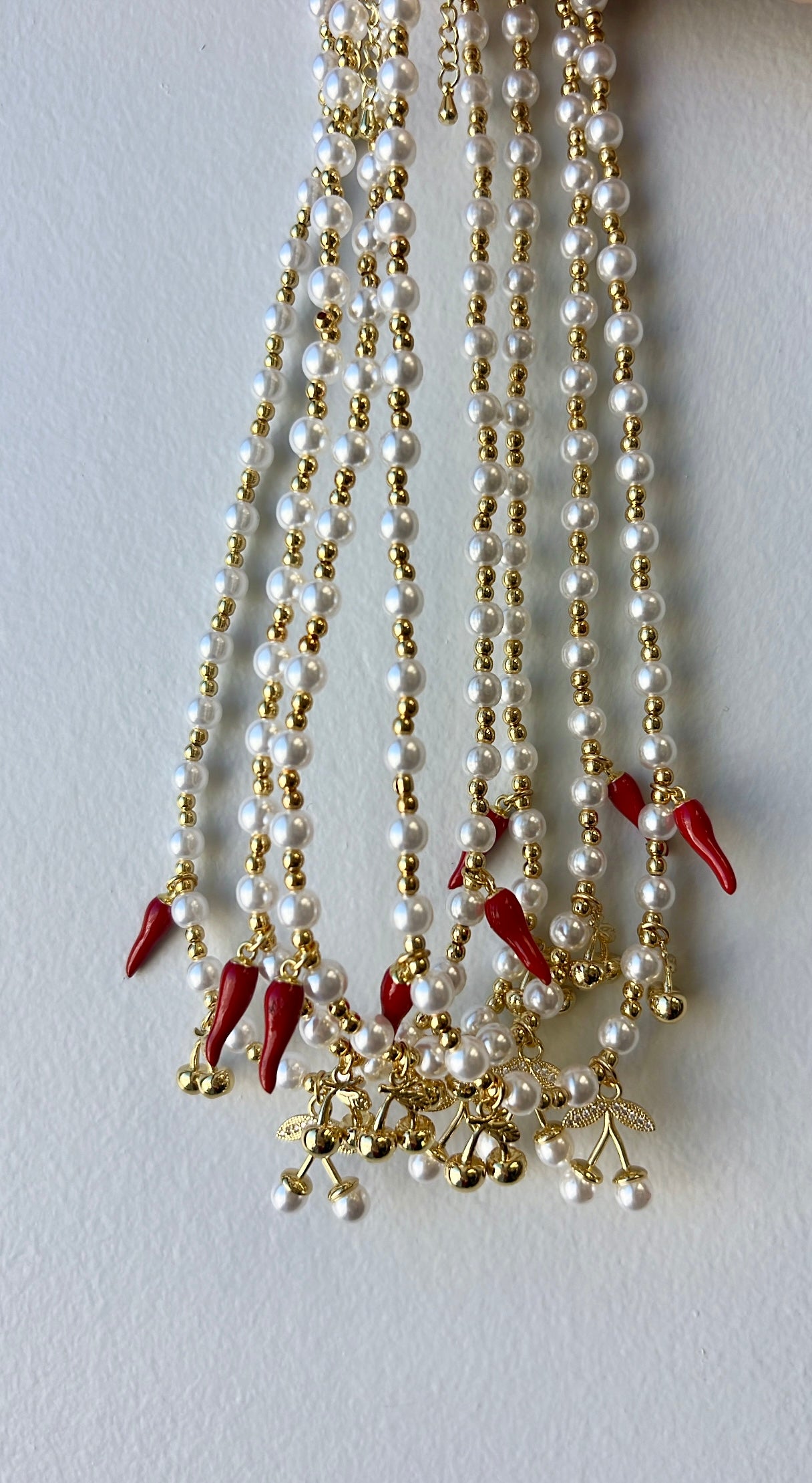 Spicy Cherry Necklaces