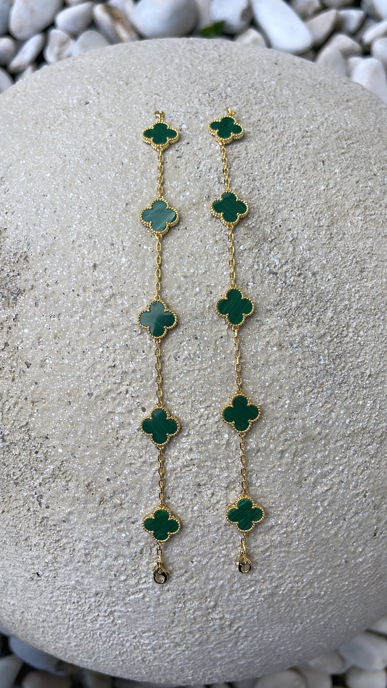 Green clover bracelets