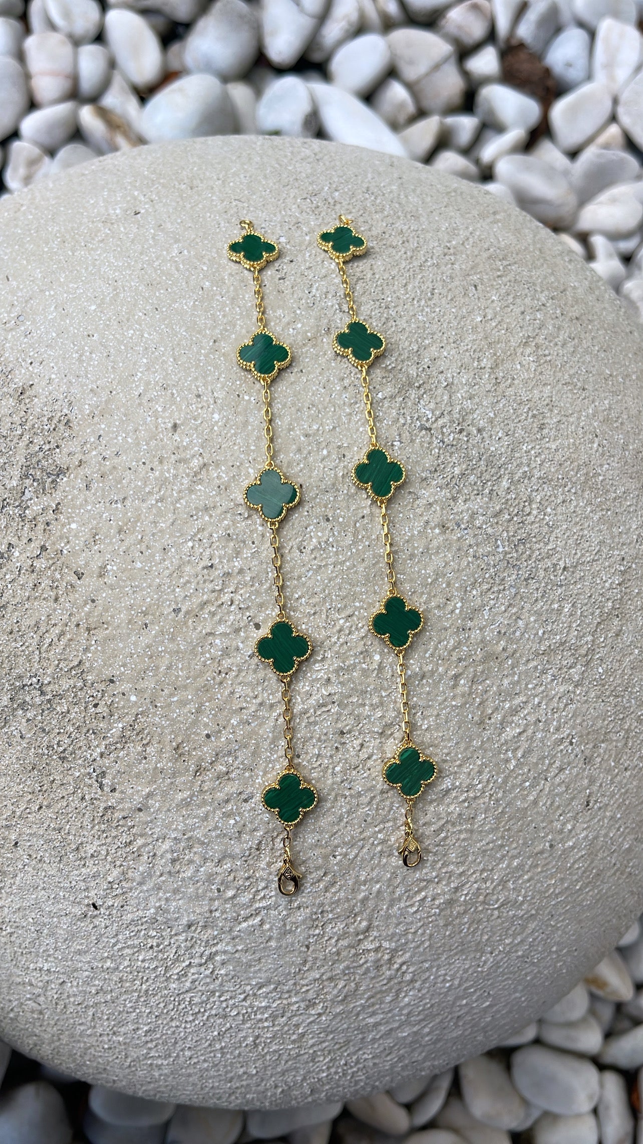 Green clover bracelets