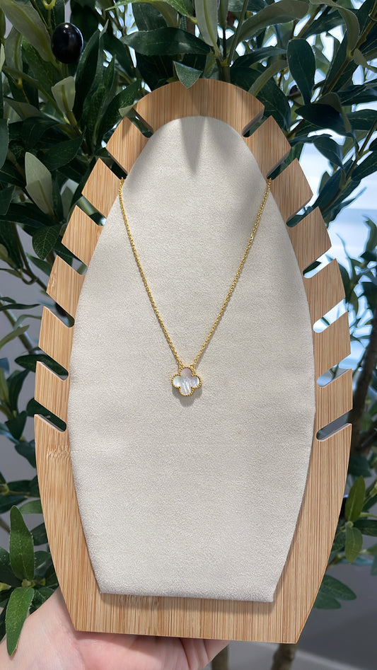 White clover necklace