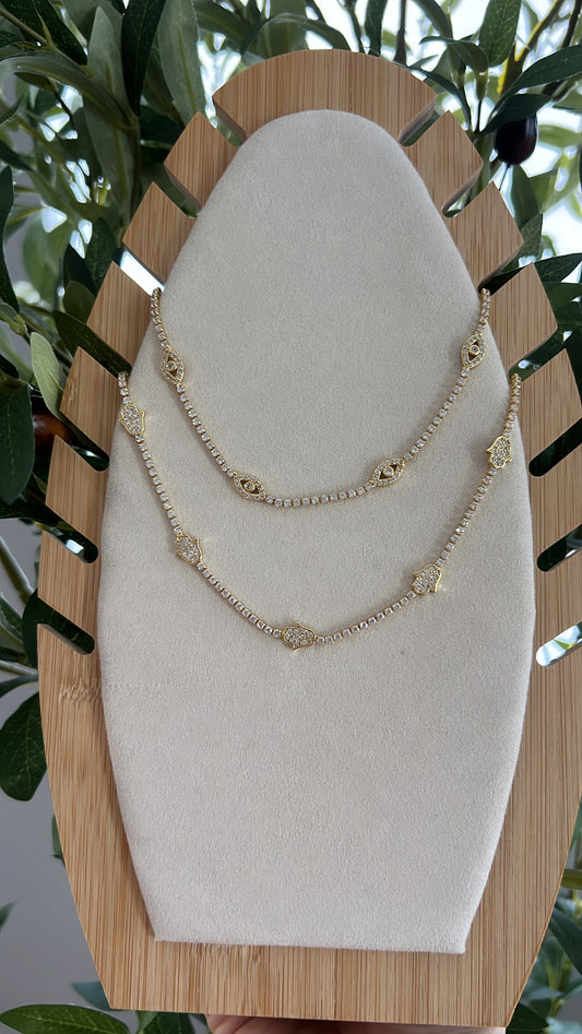 Rhinestones elegant choker ✨