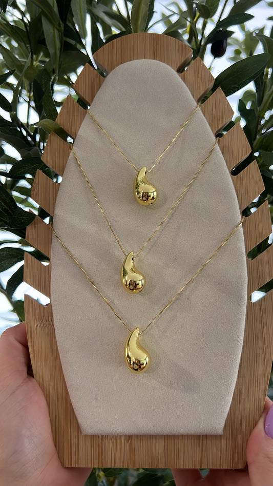 Chunky waterdrop necklace✨