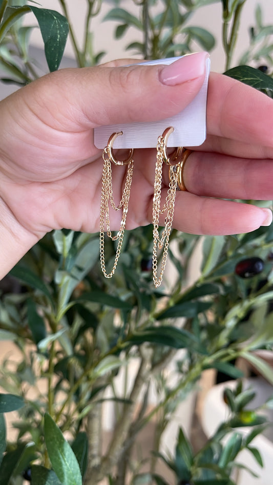 Double Chain argollas