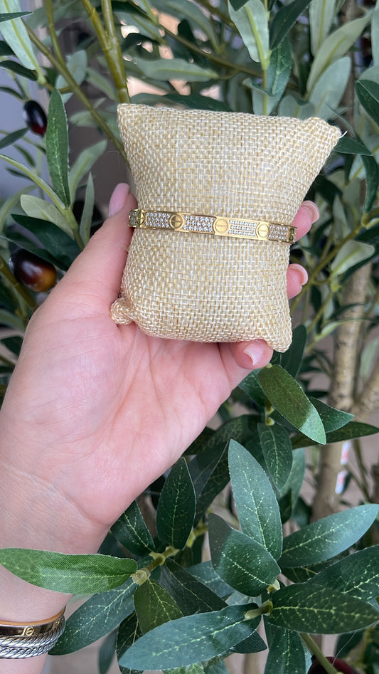 Carti rhinestone bracelet