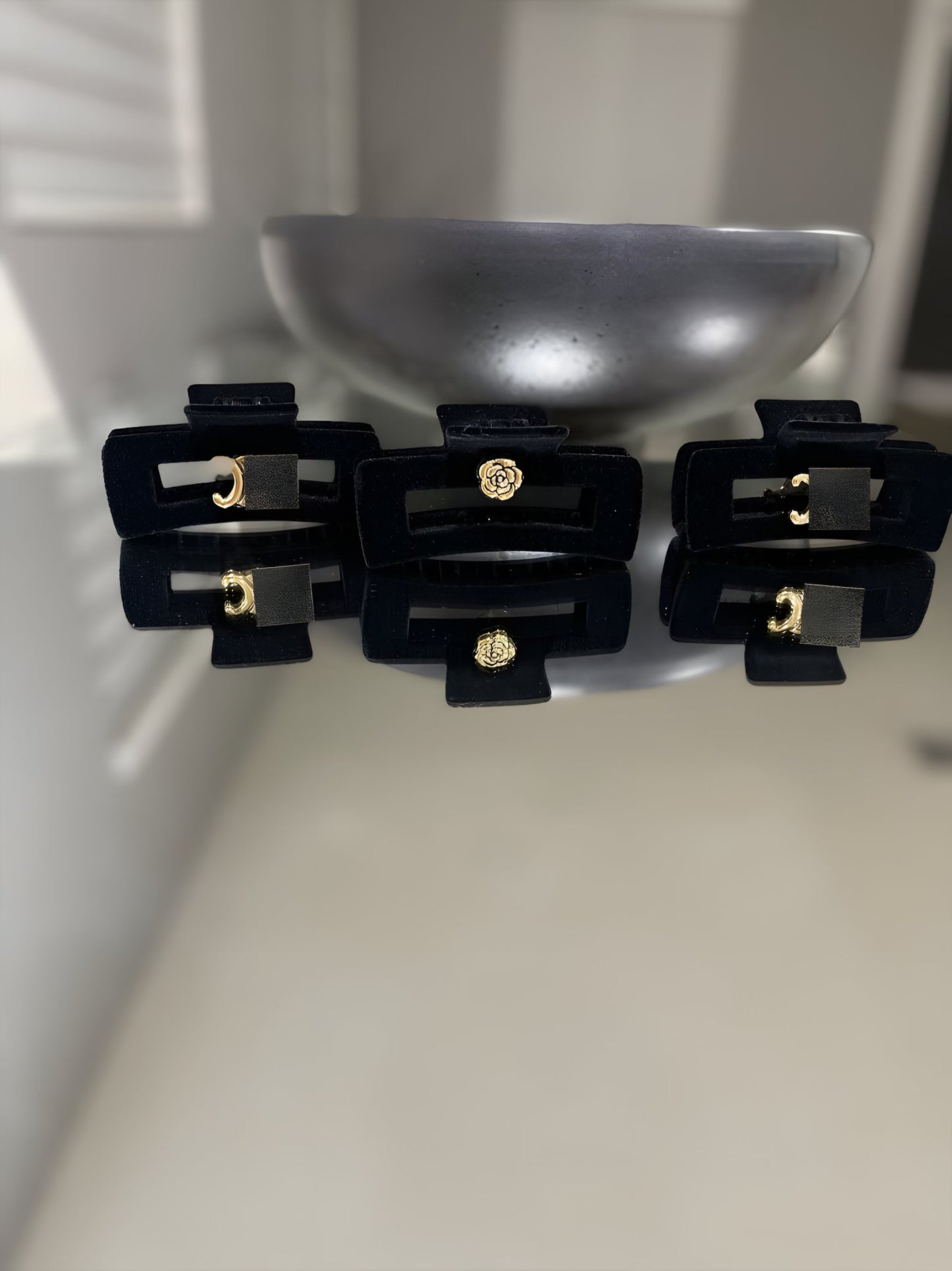 Black Hair Clips